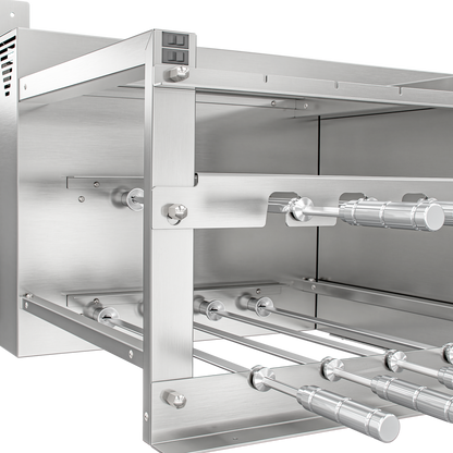 Churrasqueira Rotativa com Braseiro e Grelha Automática Scheer TRE 900