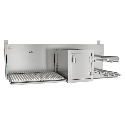 Churrasqueira Rotativa com Braseiro e Grelha Automática Scheer I9 TRE 900